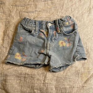 Old Navy Blue Jean Shorts Distressed Cut-Off Style
